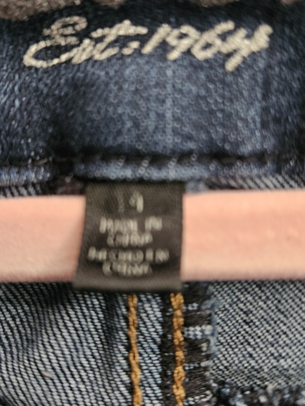 Seven7 Dark Blue Skinny Jeans - Picture 6 of 6